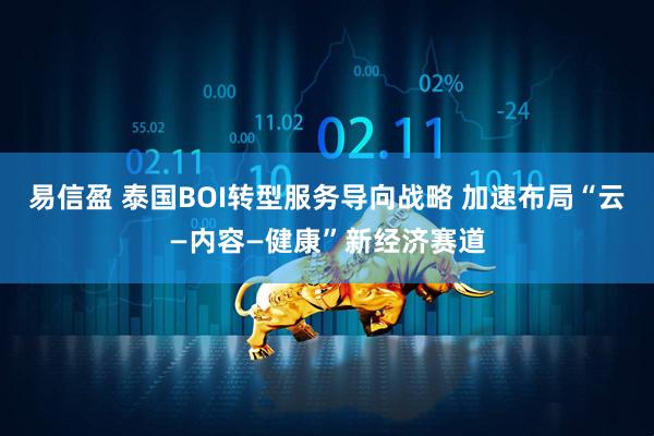易信盈 泰国BOI转型服务导向战略 加速布局“云—内容—健康”新经济赛道